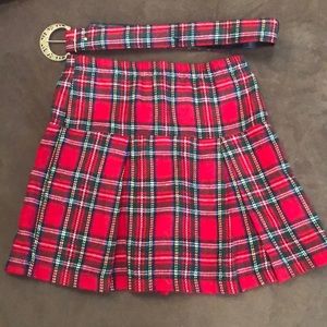 Vintage Plaid Skirt
